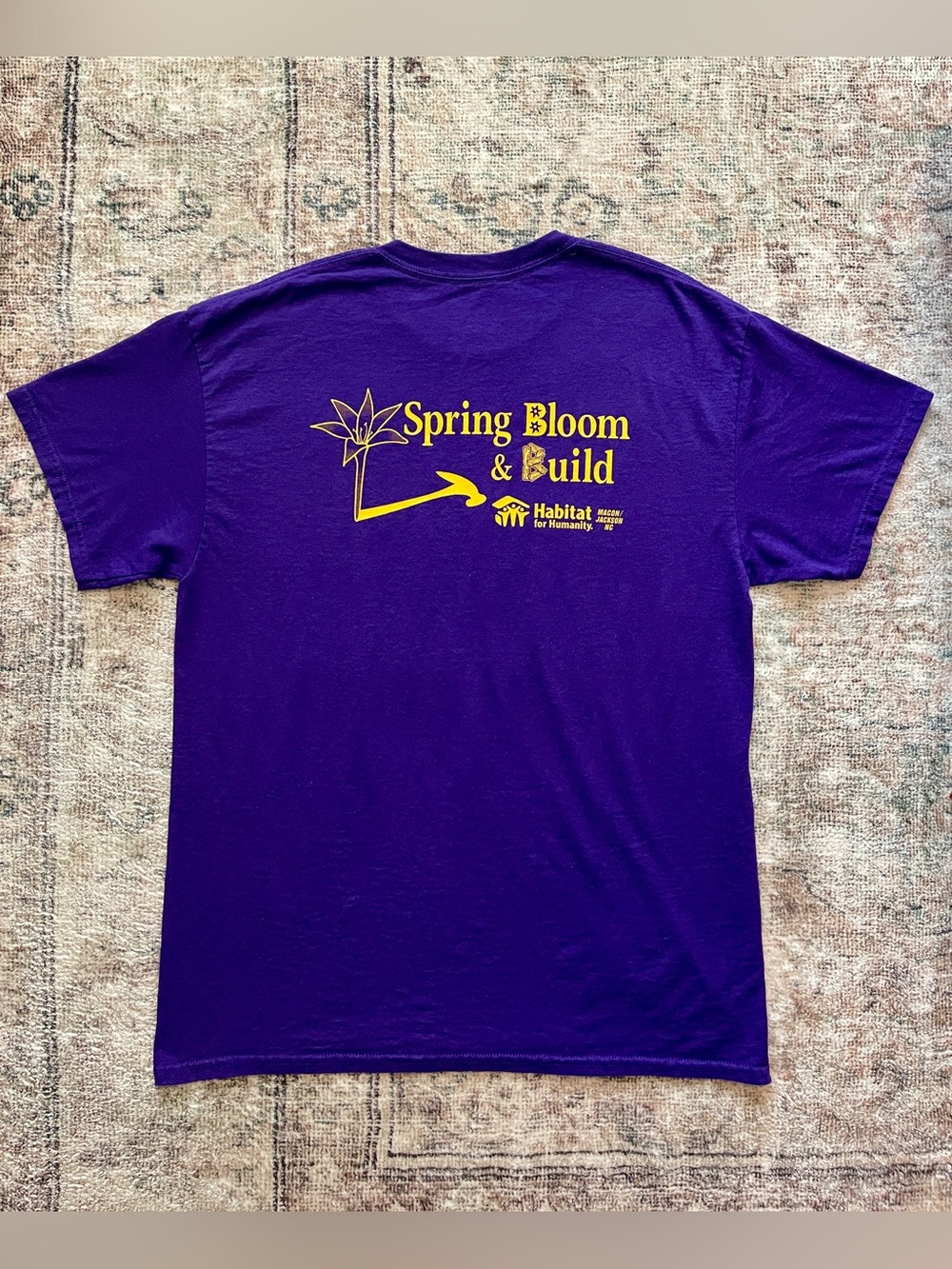 Vintage Inspired Y2K Themed Habitat for Humanity T Shirt Size Unisex Large